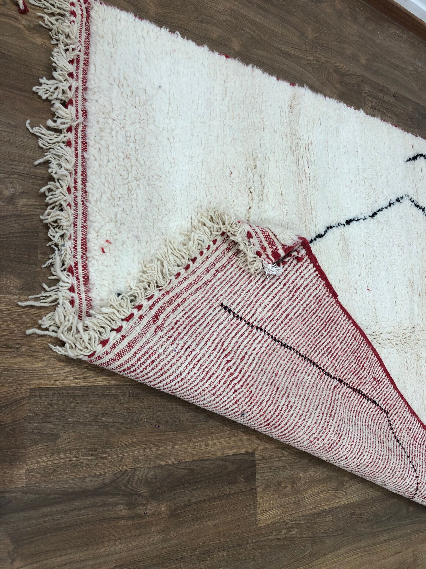 Custom Handmade Moroccan Mid-Century Beni Ourain Rug - MarrakeshLoom