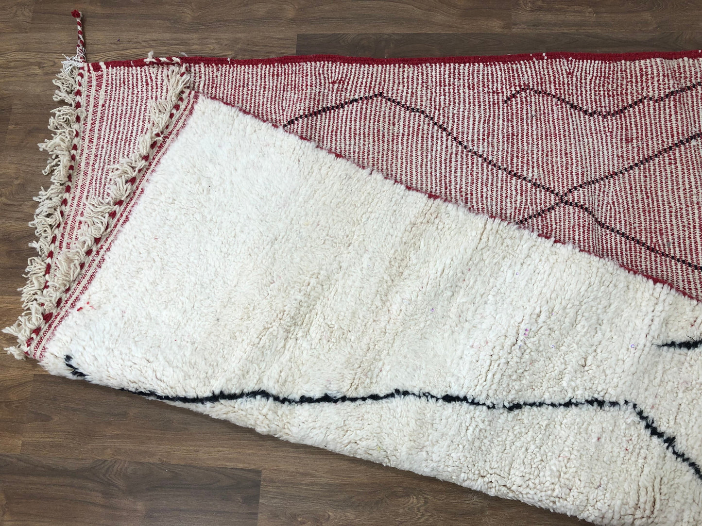 Custom Handmade Moroccan Mid-Century Beni Ourain Rug - MarrakeshLoom