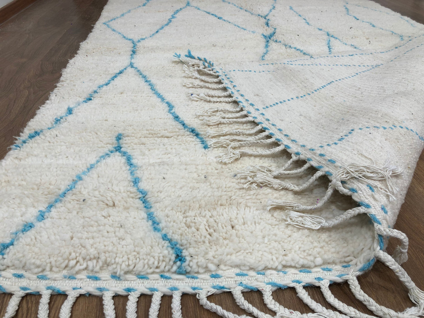 Custom Mid-Century Scandinavian Beni Ourain Rug - MarrakeshLoom