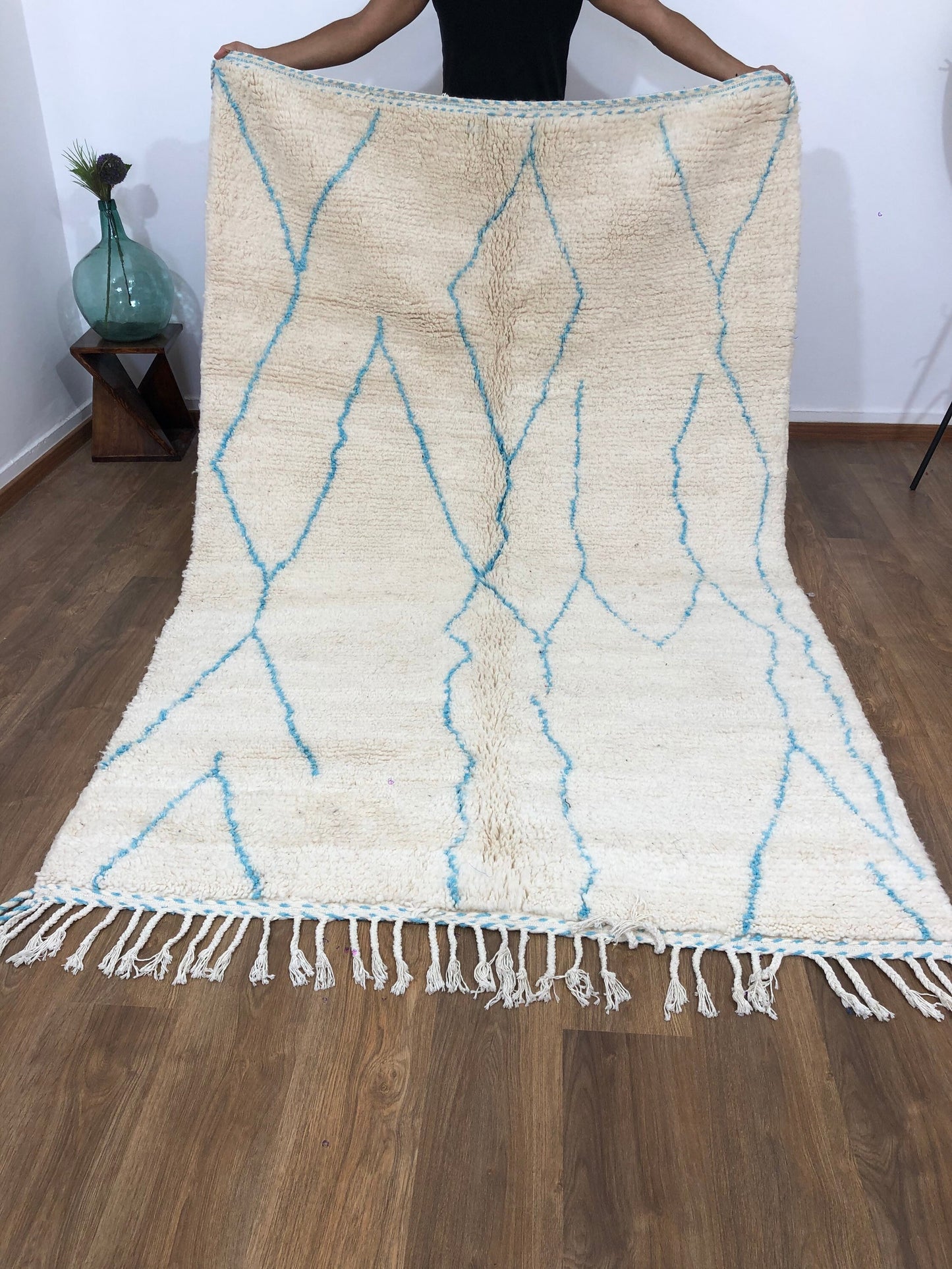 Custom Mid-Century Scandinavian Beni Ourain Rug - MarrakeshLoom