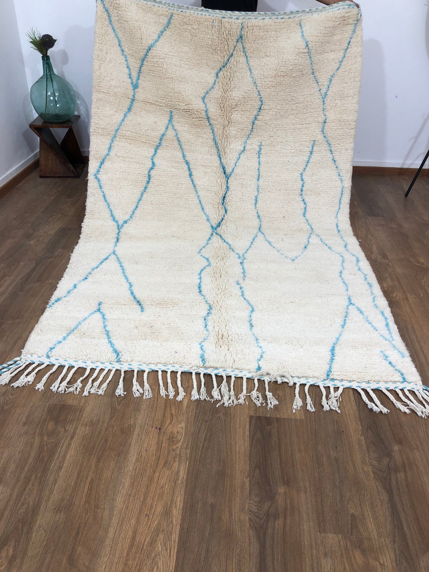 Custom Mid-Century Scandinavian Beni Ourain Rug - MarrakeshLoom