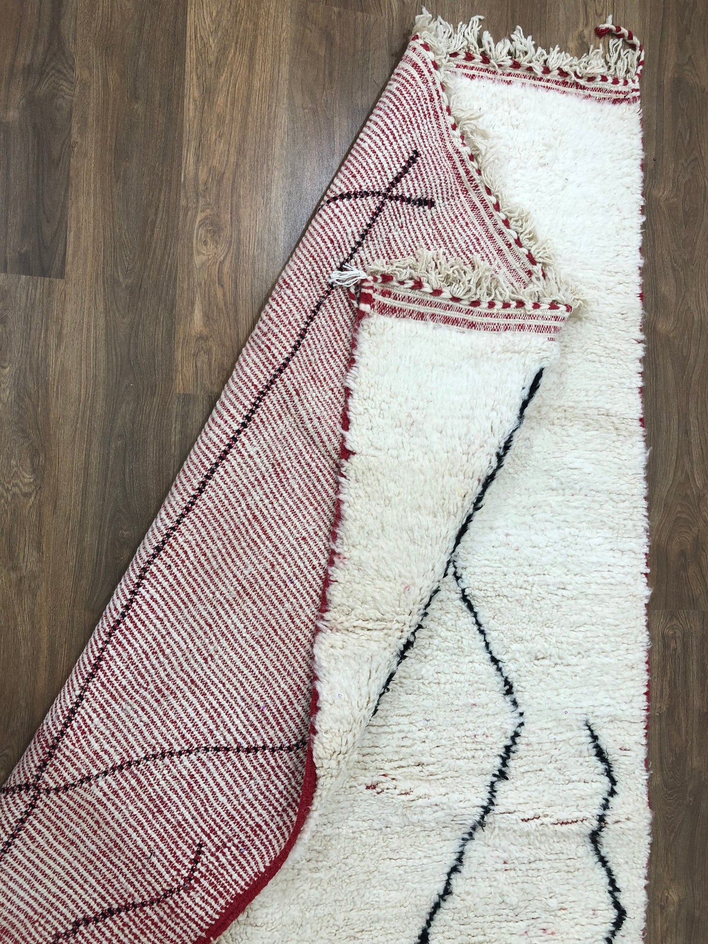 Custom Handmade Moroccan Mid-Century Beni Ourain Rug - MarrakeshLoom