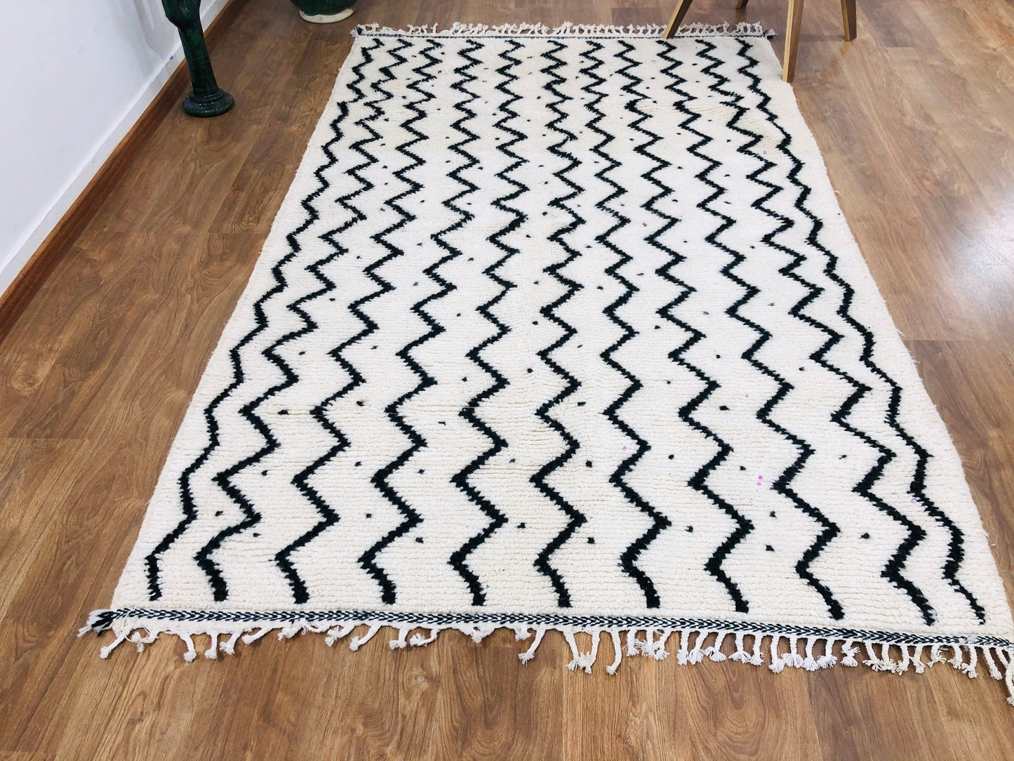 Custom Mid-Century Scandinavian Beni Ourain Rug - MarrakeshLoom
