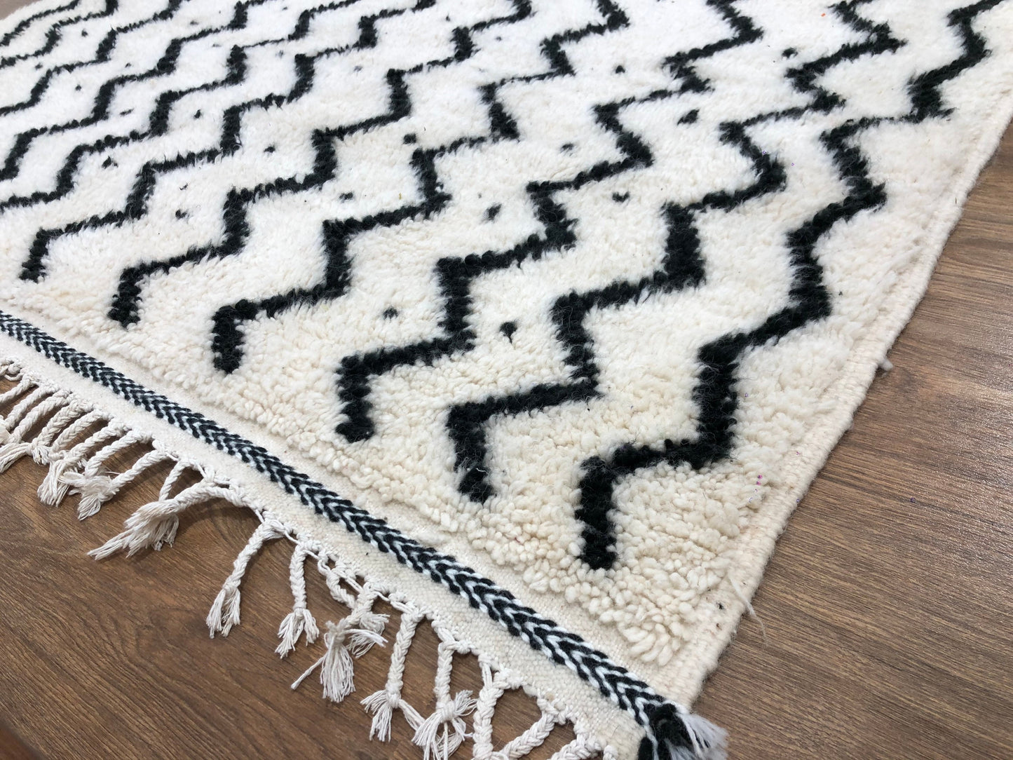 Custom Mid-Century Scandinavian Beni Ourain Rug - MarrakeshLoom