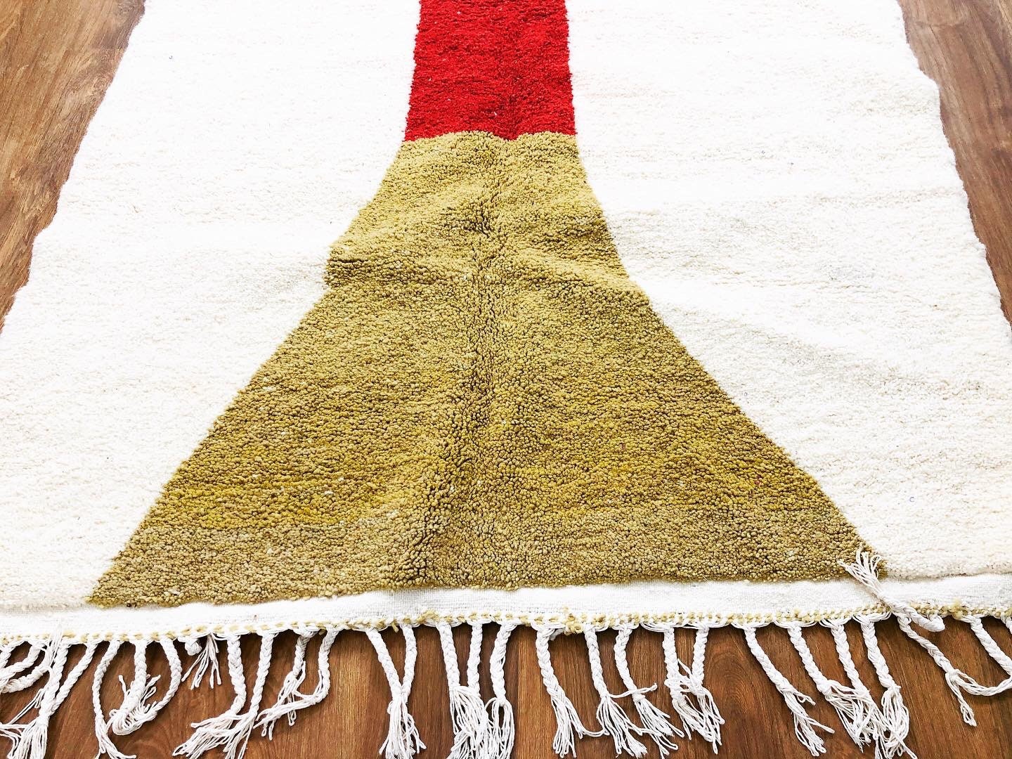 Custom Homemade Mid-Century Scandinavian Beni Ourain Rug