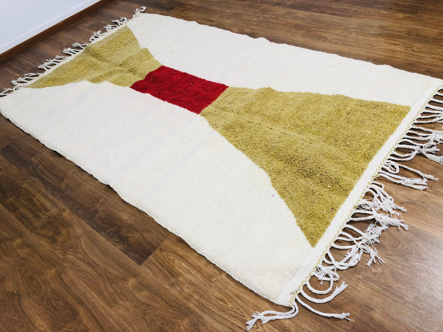 Custom Homemade Mid-Century Scandinavian Beni Ourain Rug