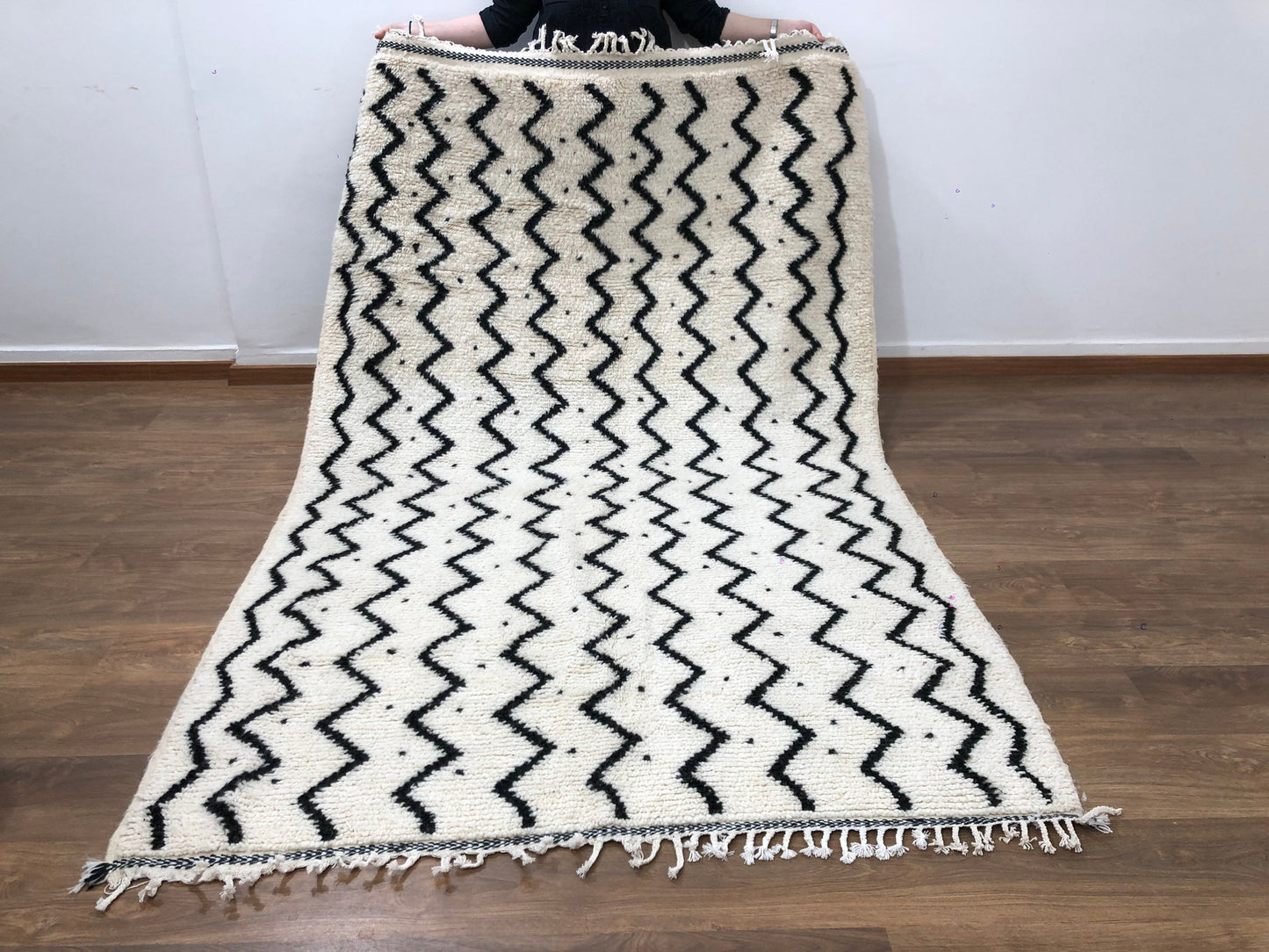 Custom Mid-Century Scandinavian Beni Ourain Rug - MarrakeshLoom