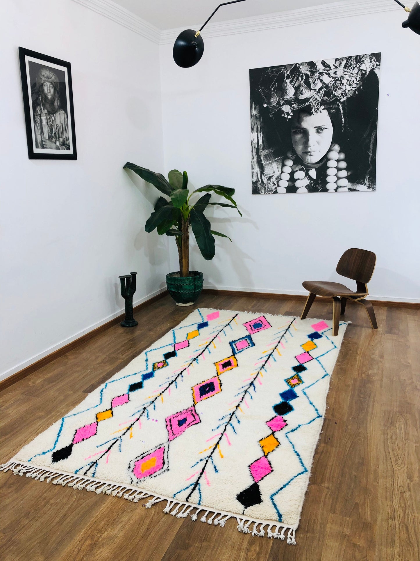 Custom Moroccan Azilal Bohemian Berber Rug