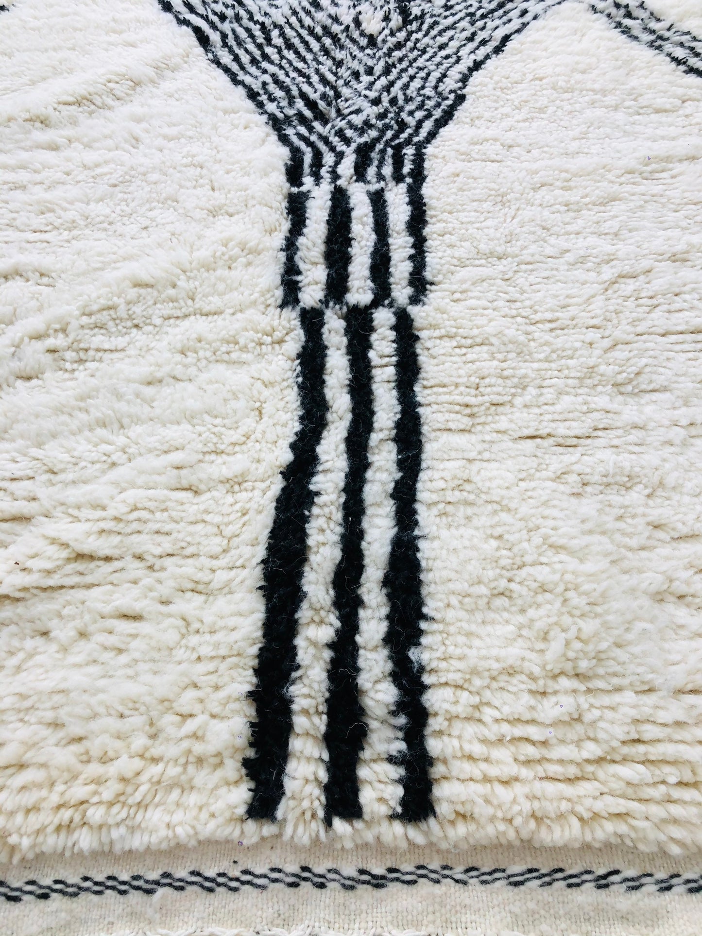 Custom Mid-Century Scandinavian Beni Ourain Rug - MarrakeshLoom