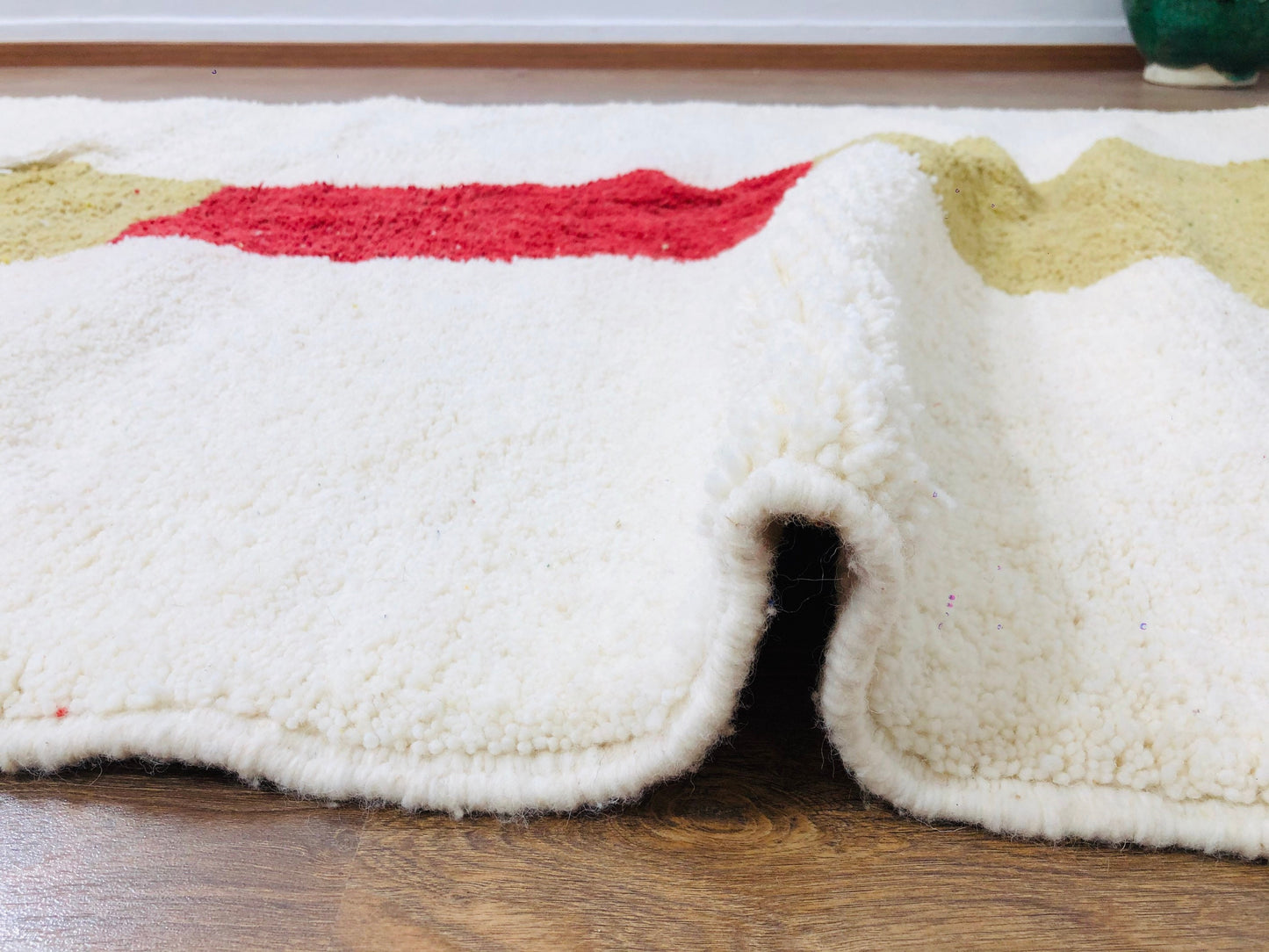 Custom Homemade Mid-Century Scandinavian Beni Ourain Rug
