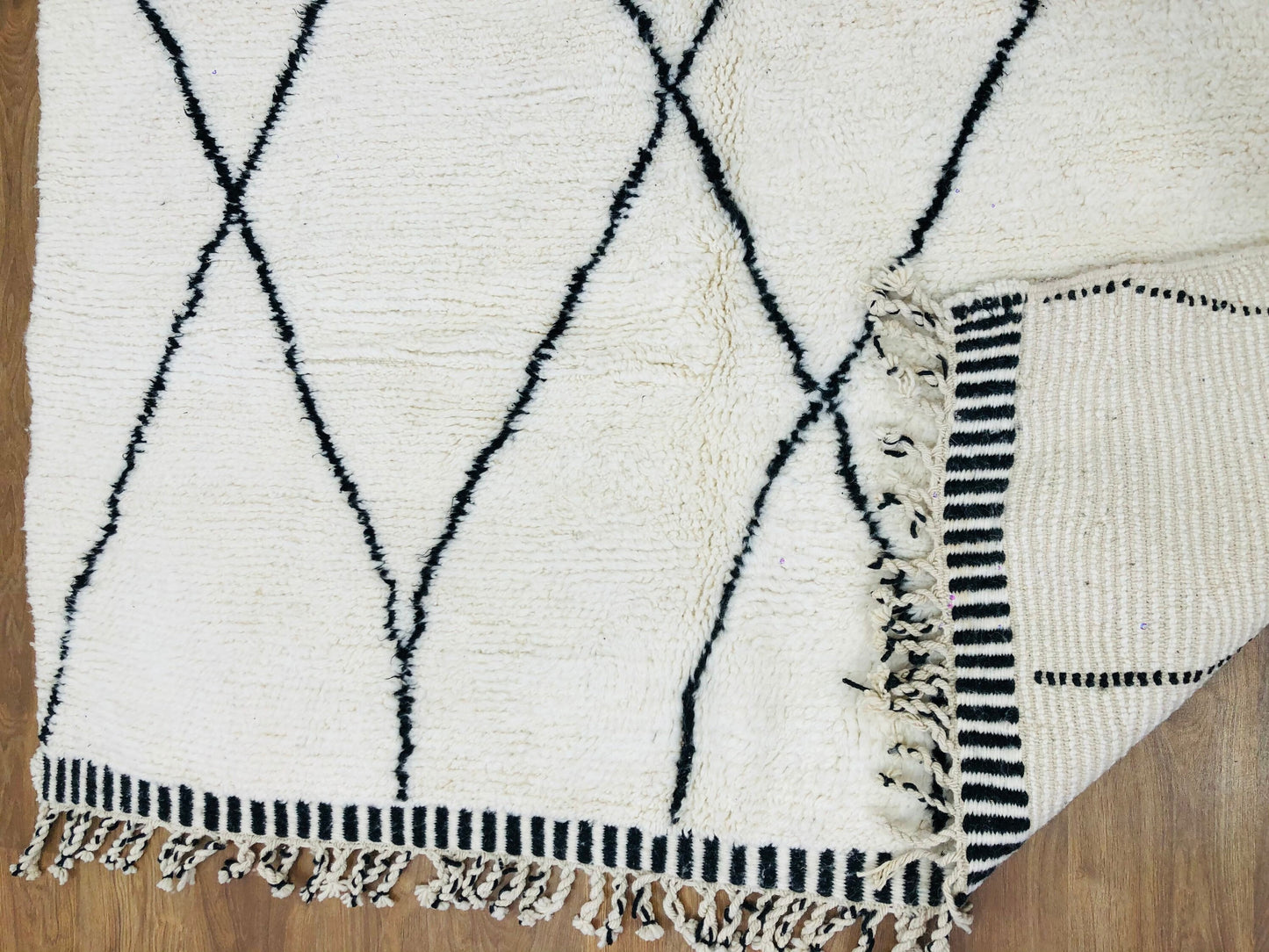Custom Mid-Century Scandinavian Beni Ourain Rug - MarrakeshLoom