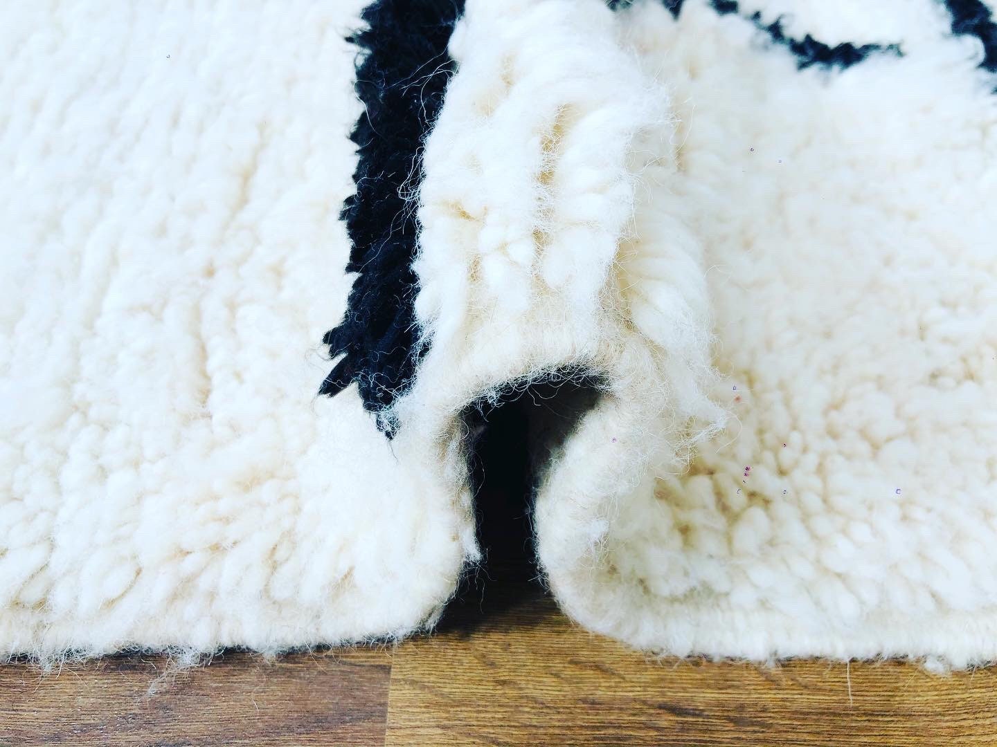 Custom Handmade Nordic Scandinavian Moroccan Beni Ourain Rug - MarrakeshLoom