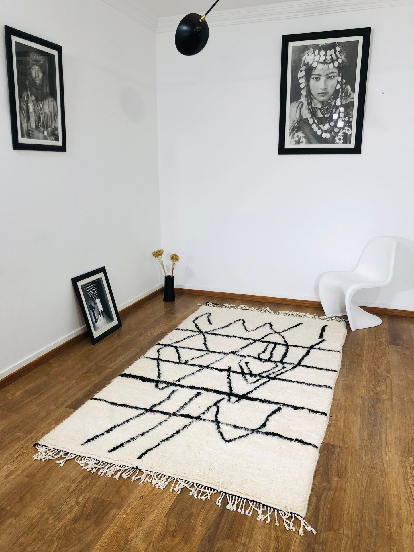 Custom Handmade Nordic Scandinavian Moroccan Beni Ourain Rug - MarrakeshLoom