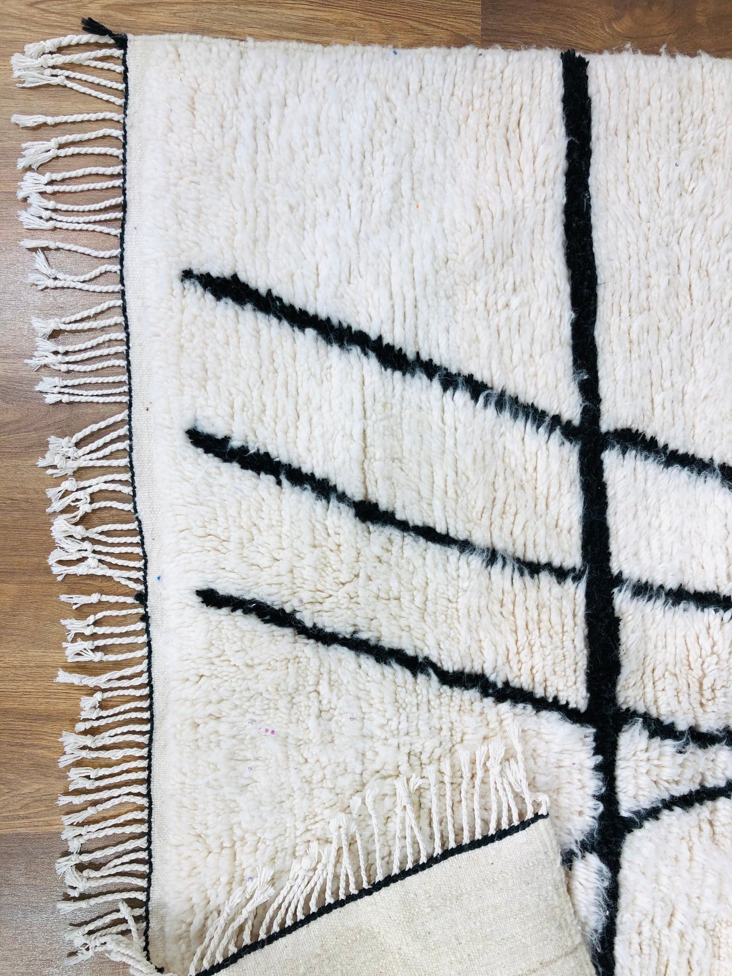 Custom Handmade Nordic Scandinavian Moroccan Beni Ourain Rug - MarrakeshLoom