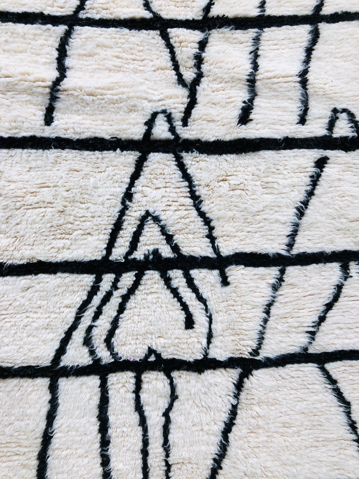 Custom Handmade Nordic Scandinavian Moroccan Beni Ourain Rug - MarrakeshLoom