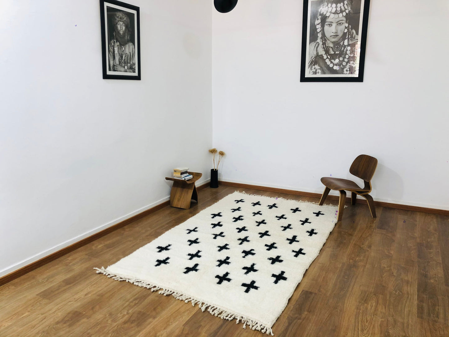 Custom Mid-Century Scandinavian Beni Ourain Rug - MarrakeshLoom