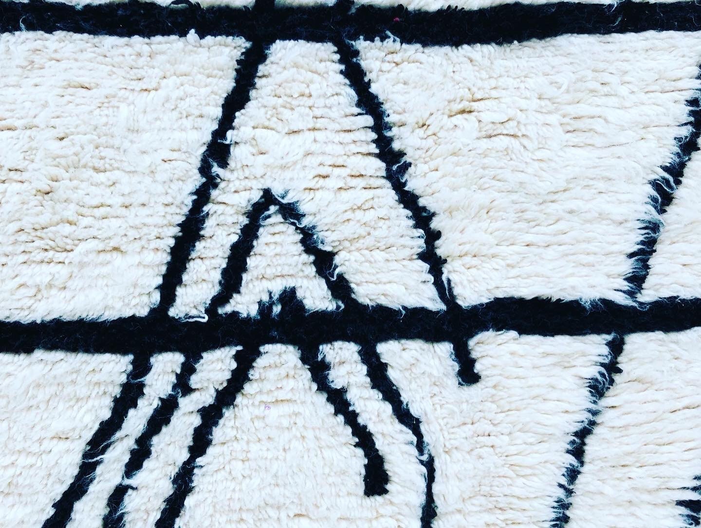 Custom Handmade Nordic Scandinavian Moroccan Beni Ourain Rug - MarrakeshLoom