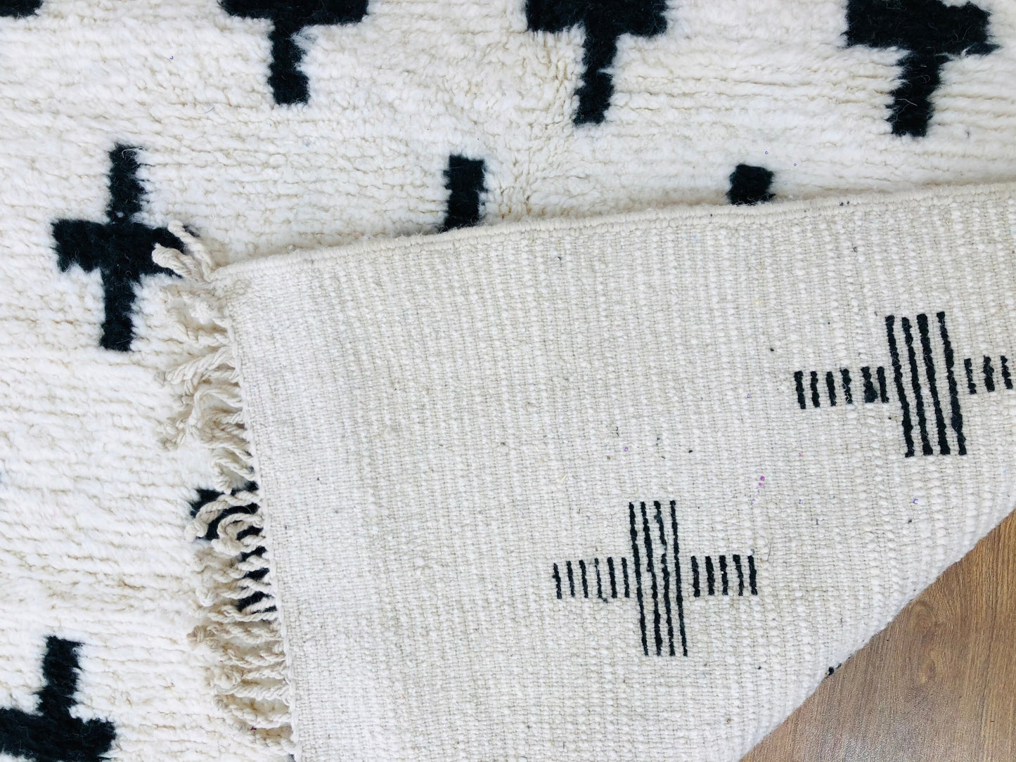 Custom Mid-Century Scandinavian Beni Ourain Rug - MarrakeshLoom