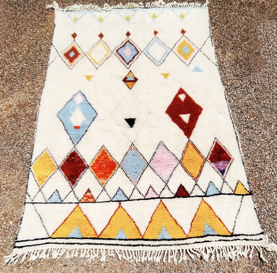 Custom Handmade Moroccan Berber Wool Rug