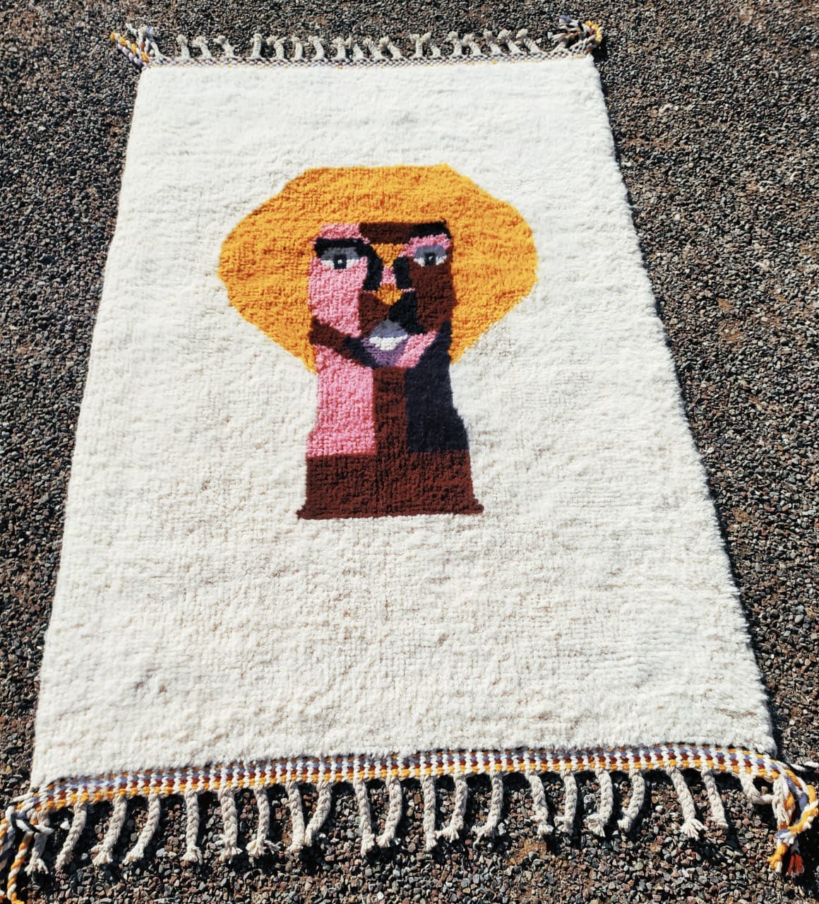 Custom Handmade Moroccan Berber Wool Rug - MarrakeshLoom