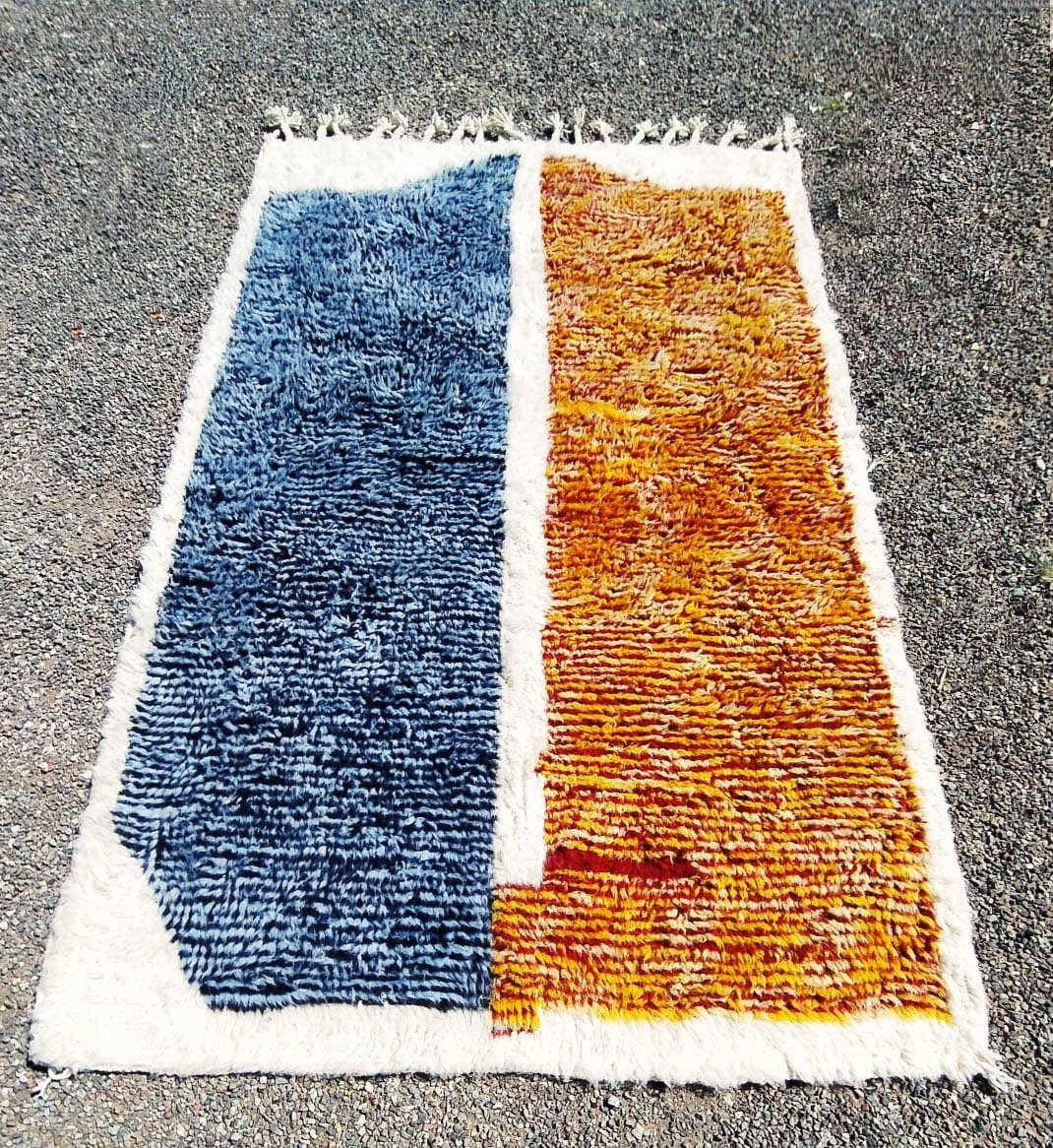 Custom Handmade Moroccan Berber Wool Rug