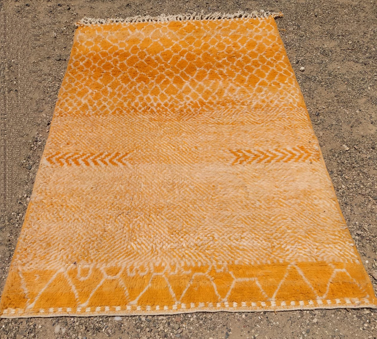 Custom Handmade Moroccan Berber Wool Rug