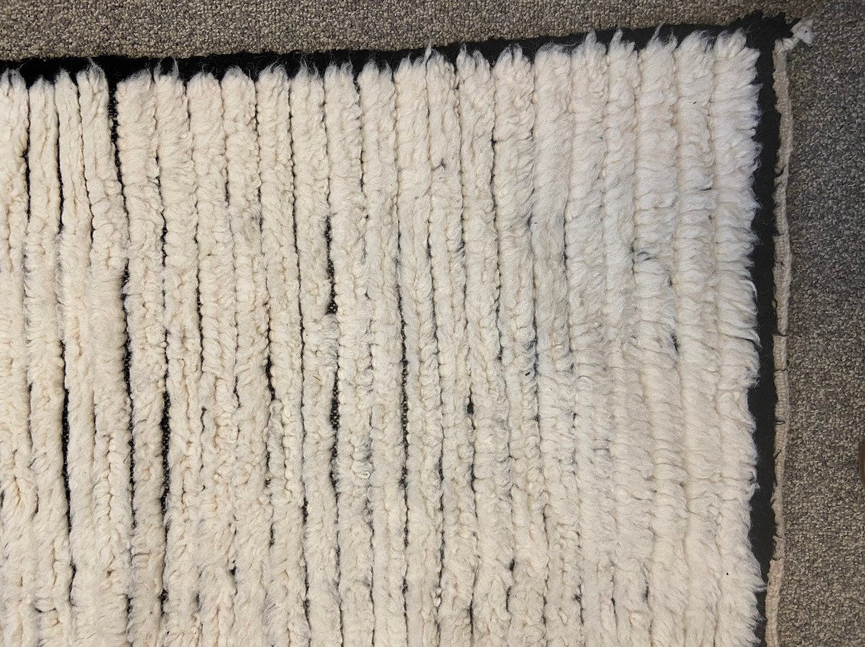 Custom Mid-Century Scandinavian Beni Ourain Rug - MarrakeshLoom