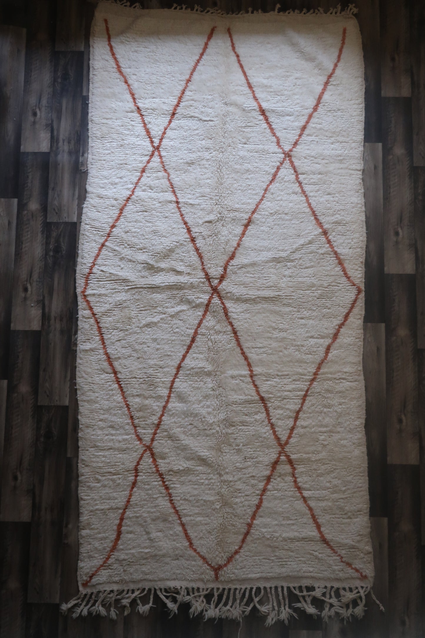Vintage Moroccan Beni Ourain rug "Nina" - Size 10,17 FT x 4,92 FT - MarrakeshLoom