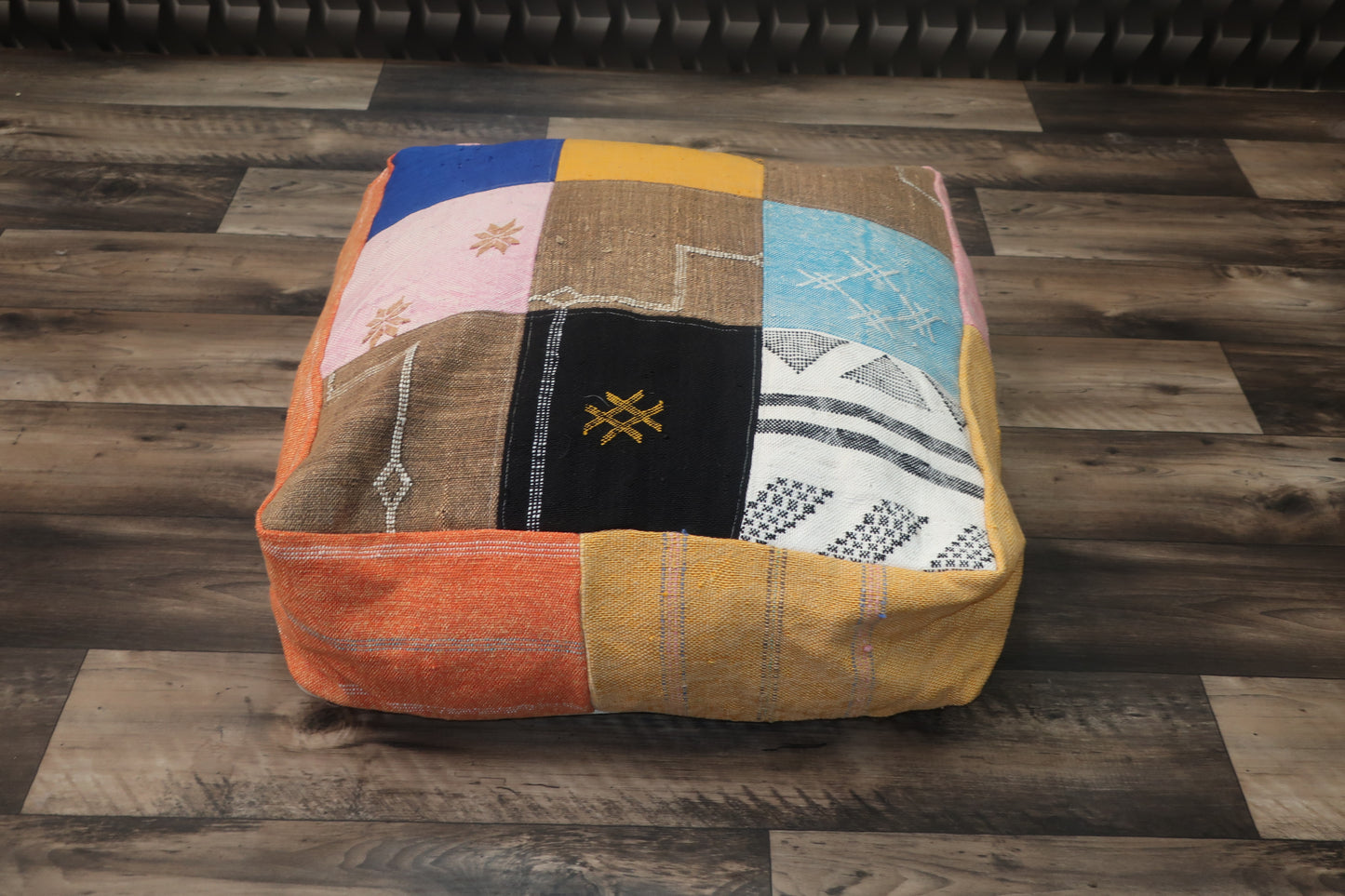 Moroccan Berber Pouf - Floor Cushion - MarrakeshLoom