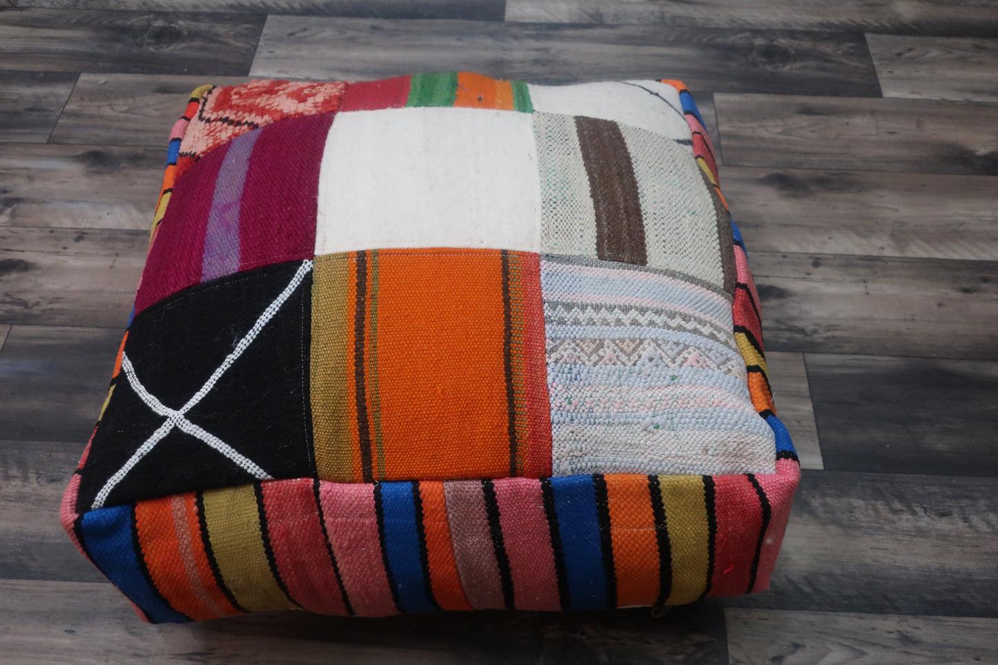 Moroccan Berber Pouf - Floor Cushion - MarrakeshLoom