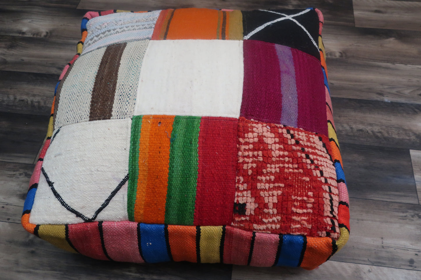 Moroccan Berber Pouf - Floor Cushion - MarrakeshLoom