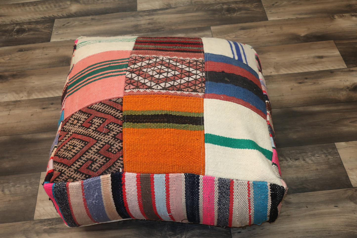 Moroccan Berber Pouf - Floor Cushion - MarrakeshLoom