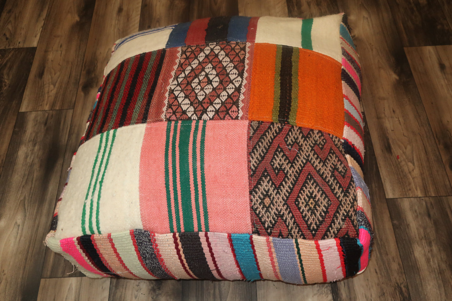 Moroccan Berber Pouf - Floor Cushion - MarrakeshLoom