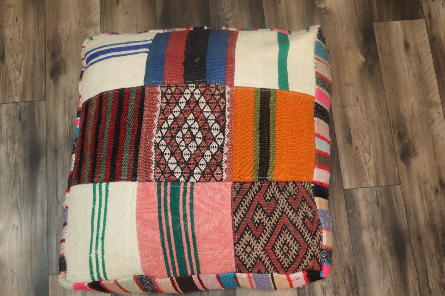 Moroccan Berber Pouf - Floor Cushion - MarrakeshLoom
