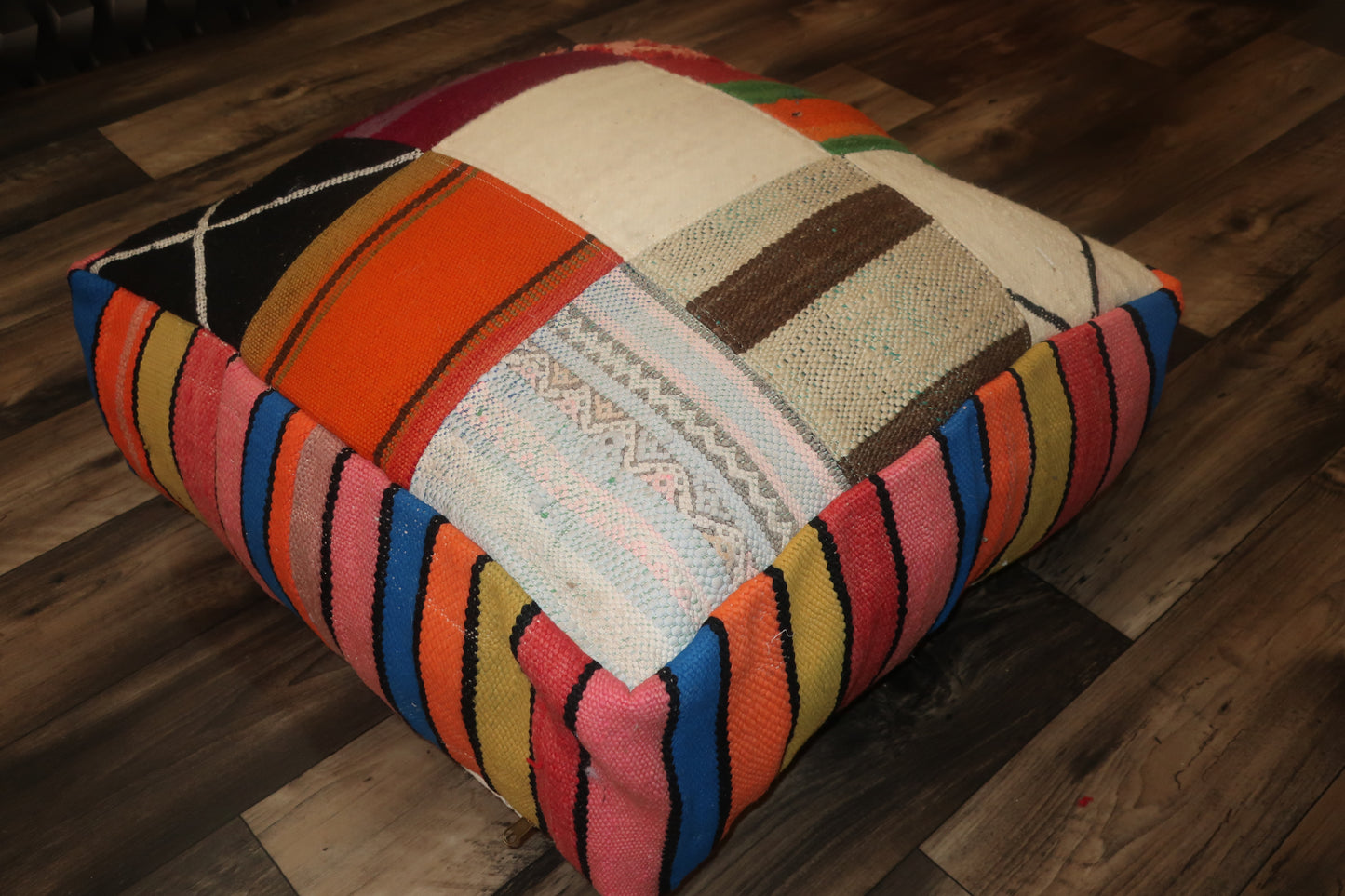 Moroccan Berber Pouf - Floor Cushion - MarrakeshLoom