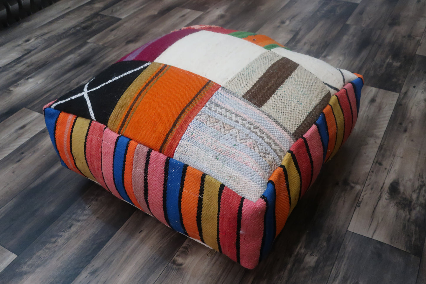 Moroccan Berber Pouf - Floor Cushion - MarrakeshLoom