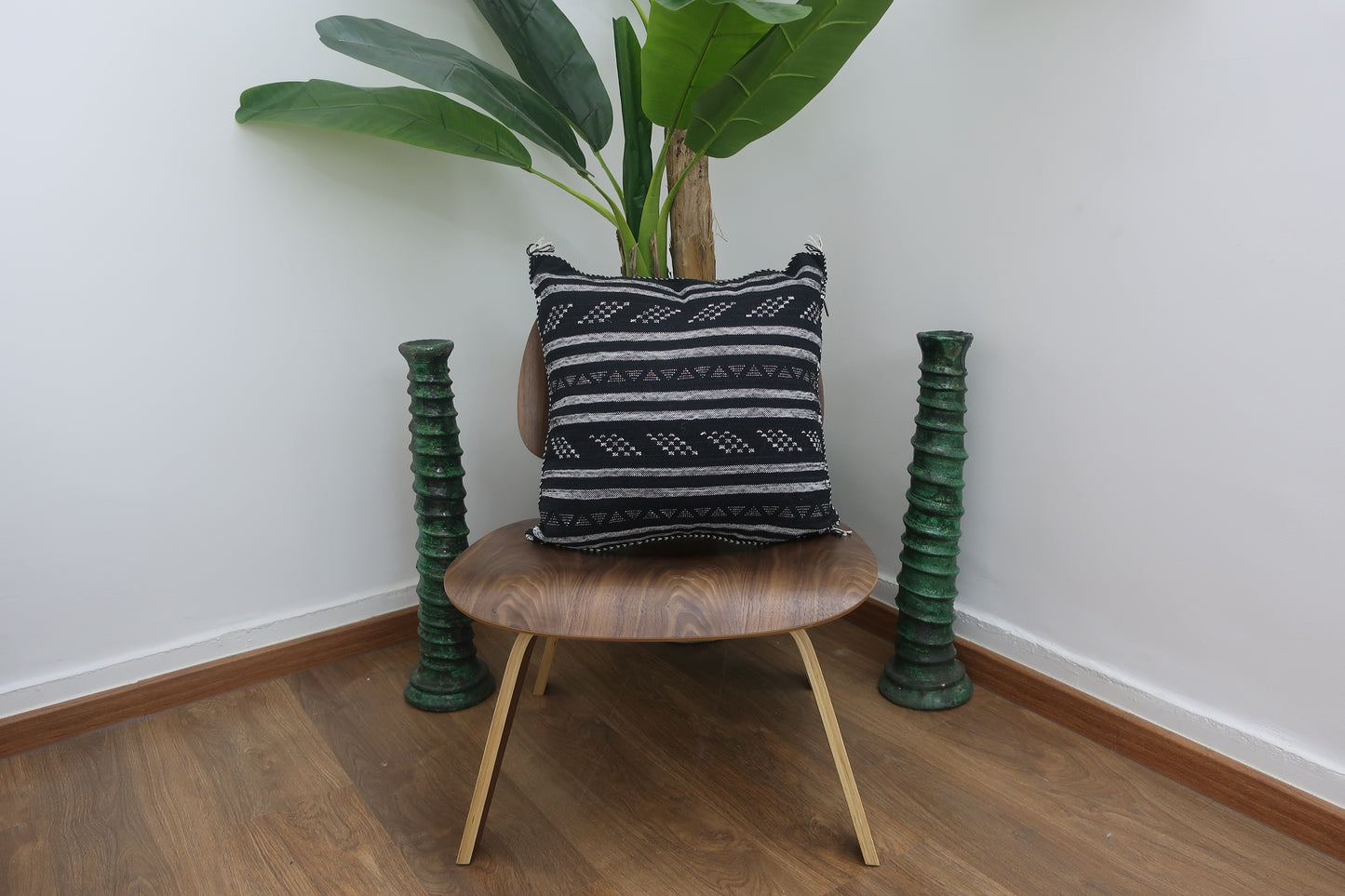 Moroccan cactus silk pillow - MarrakeshLoom