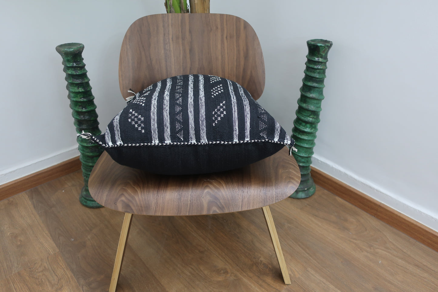 Moroccan cactus silk pillow - MarrakeshLoom