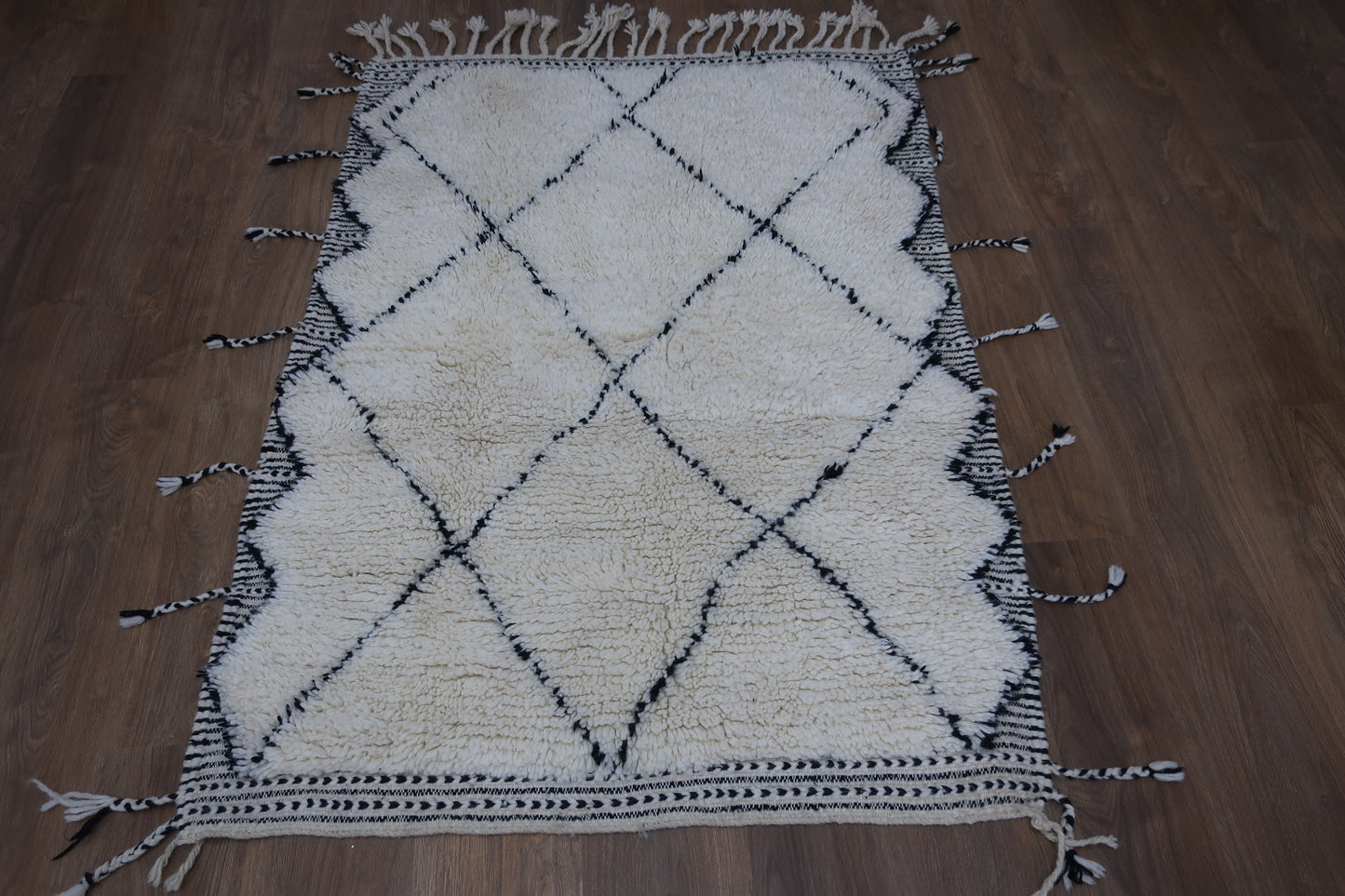 Moroccan Beni Ourain rug - "Kenza" - MarrakeshLoom