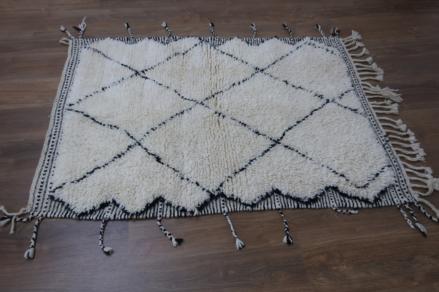 Moroccan Beni Ourain rug - "Kenza" - MarrakeshLoom