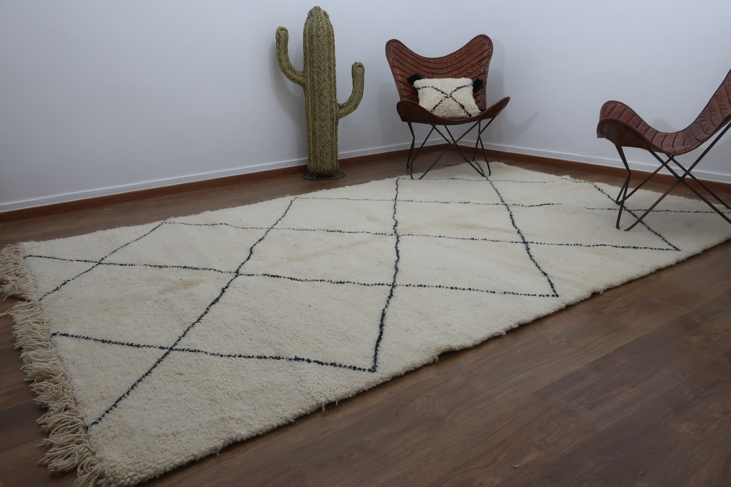 Moroccan Beni Ourain rug - " Casablanca " - 9,74 x 6,88 FT - MarrakeshLoom