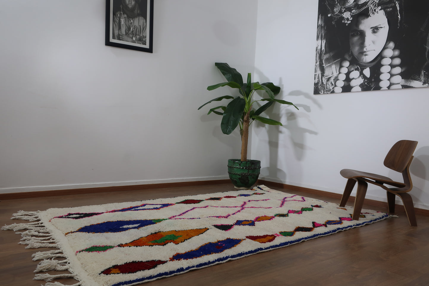 Moroccan Berber Azilal Rug "Auzia" - 8.75 FT x 5.18 FT ( 267 CM x 158 CM ) - MarrakeshLoom