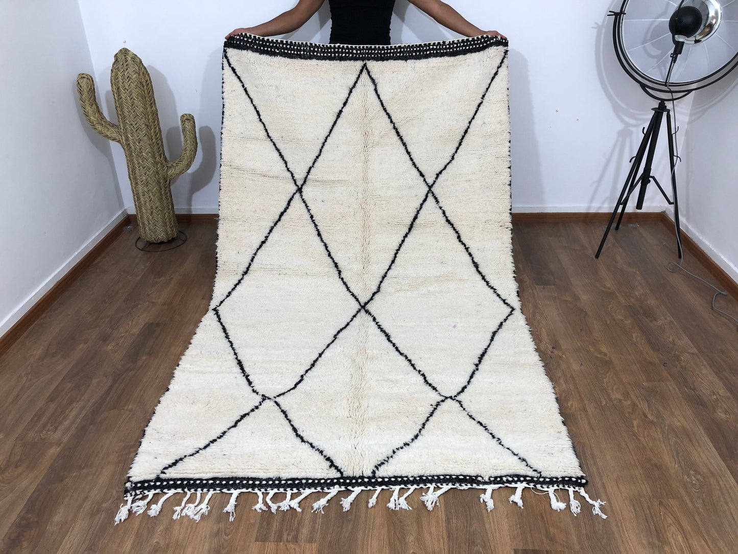 Custom Mid-Century Scandinavian Beni Ourain Rug - MarrakeshLoom