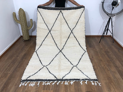 Custom Mid-Century Scandinavian Beni Ourain Rug - MarrakeshLoom