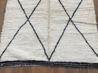 Custom Mid-Century Scandinavian Beni Ourain Rug - MarrakeshLoom