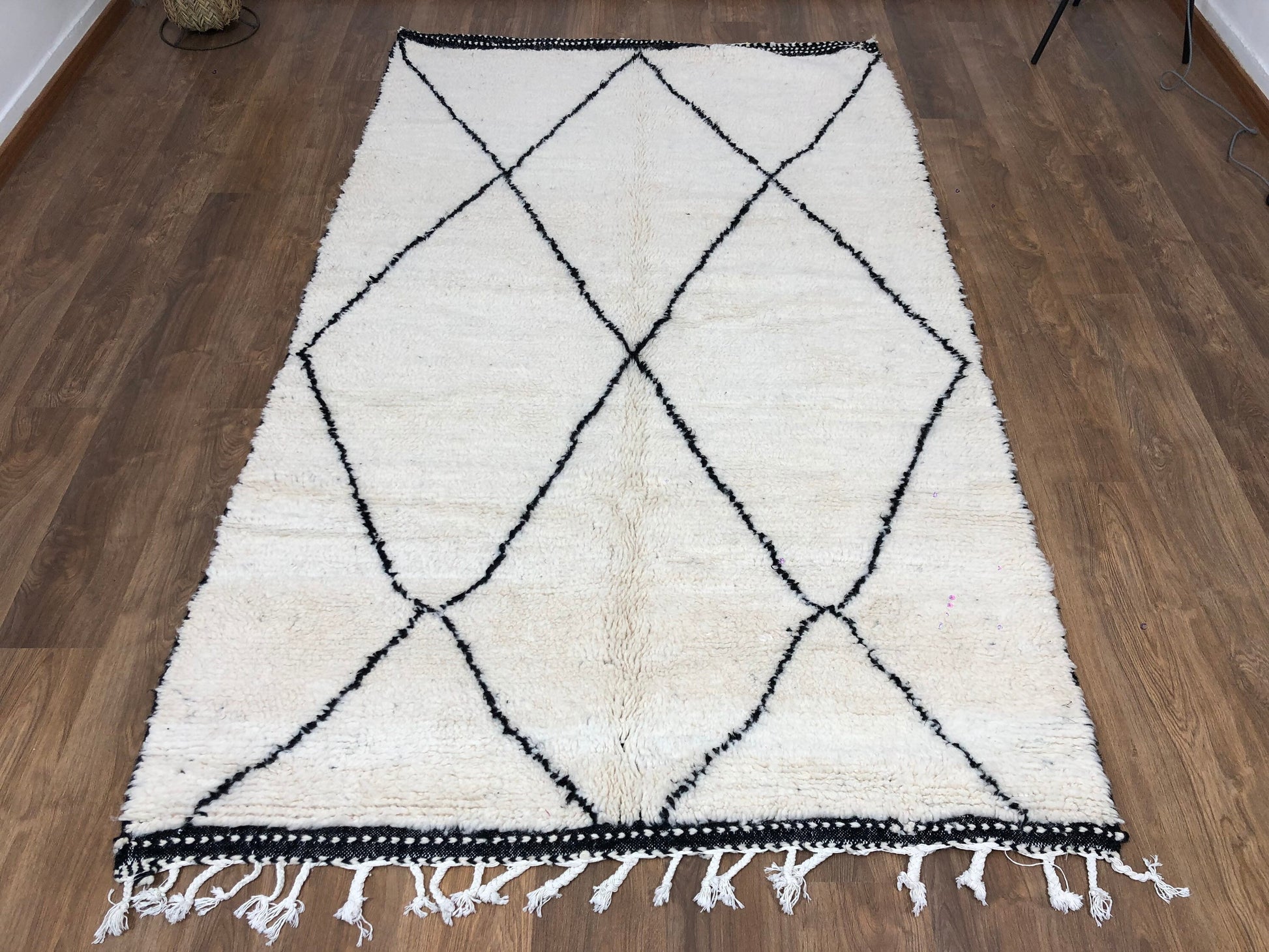 Custom Mid-Century Scandinavian Beni Ourain Rug - MarrakeshLoom