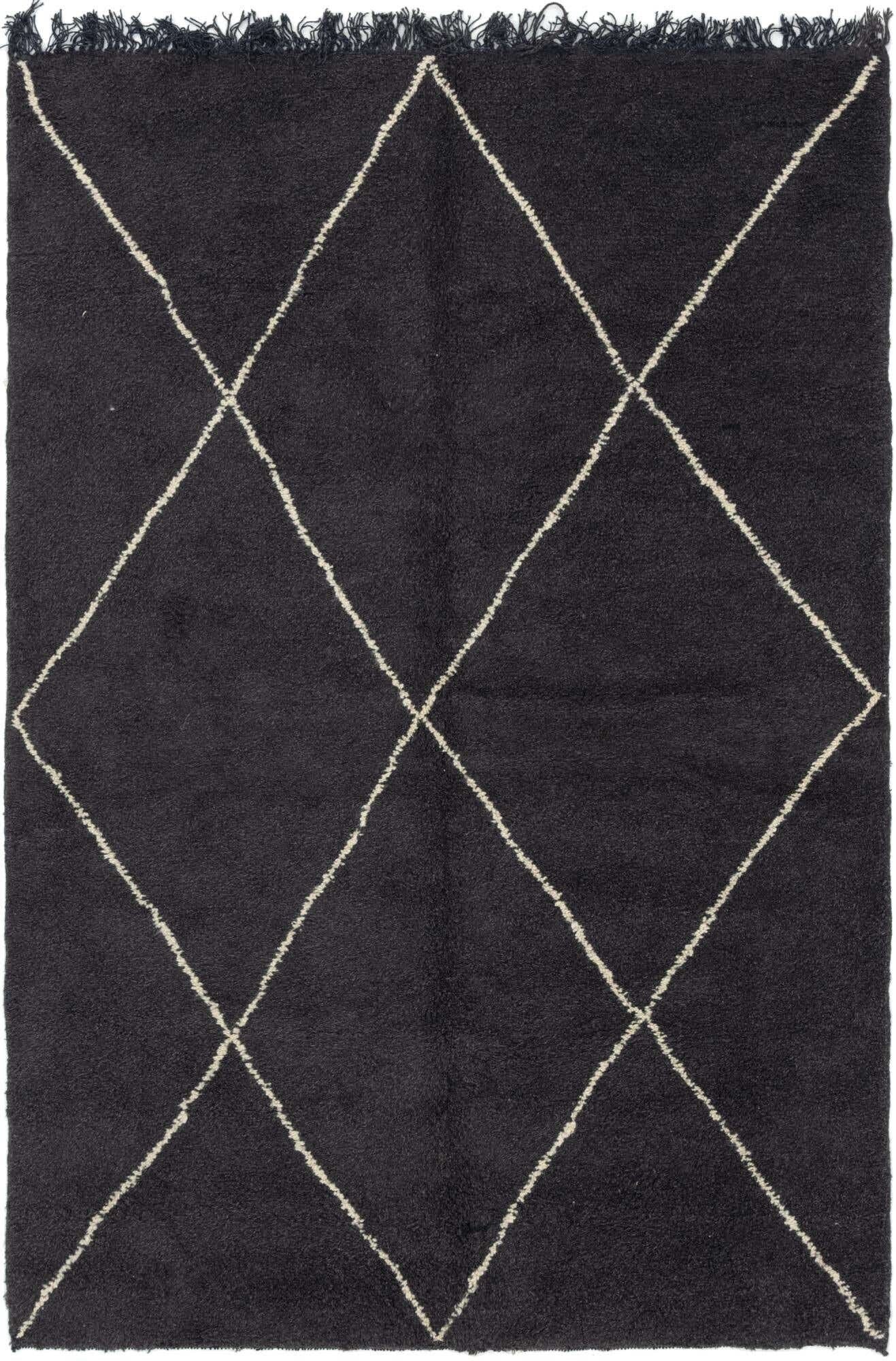 Custom Mid-Century Scandinavian Beni Ourain Rug - MarrakeshLoom