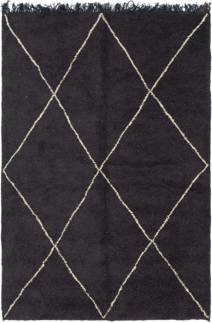 Custom Mid-Century Scandinavian Beni Ourain Rug - MarrakeshLoom