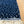 Custom Scandinavian Navy Blue Wool & White Dots Beni Ourain Rug - MarrakeshLoom