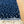 Custom Handmade Moroccan Beni Ourain Navy Blue Wool & White Dots Runner - MarrakeshLoom